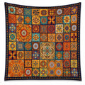 Tenture Murale Bohème Multicolore Motifs Génétiques