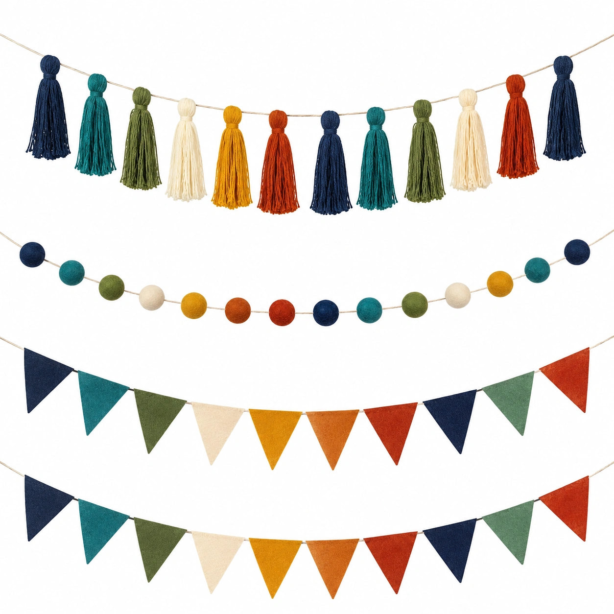Guirlande Décorative Enfant Multicolore Festive 300 cm