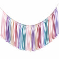 Guirlande de Rubans en Pastel Multicolore